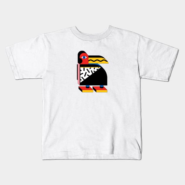 Tucano Americano Kids T-Shirt by Running Dog